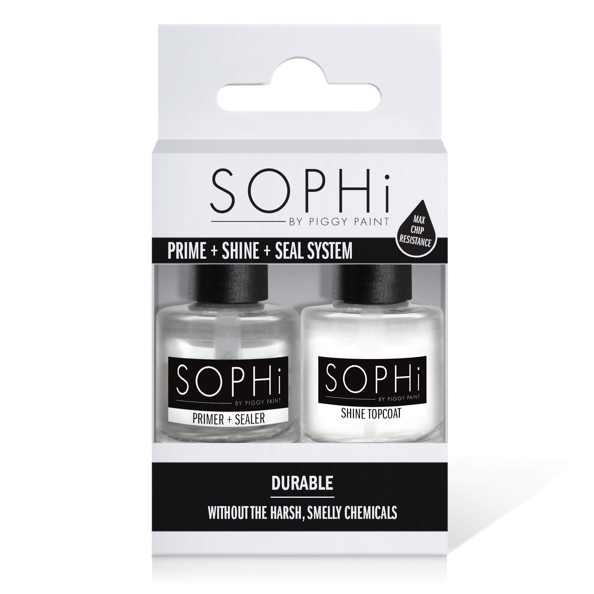 SOPHi Non Toxic Low Odour Cruelty Free Vegan Nail Polish (PRIMESHINE&SEAL)