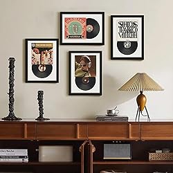 DUENPY Vinyl Record Display Frame 16x22 Inches