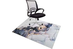 Anidaroel Office Chair Mat for Hardwood Floor, 36"X48" Chair Rugs Floor Protectors, Desk Chair Mat for Rolling Chair, Computer Chair Mat with Anti-Slip, Low Pile Carpet Mats for Home Office