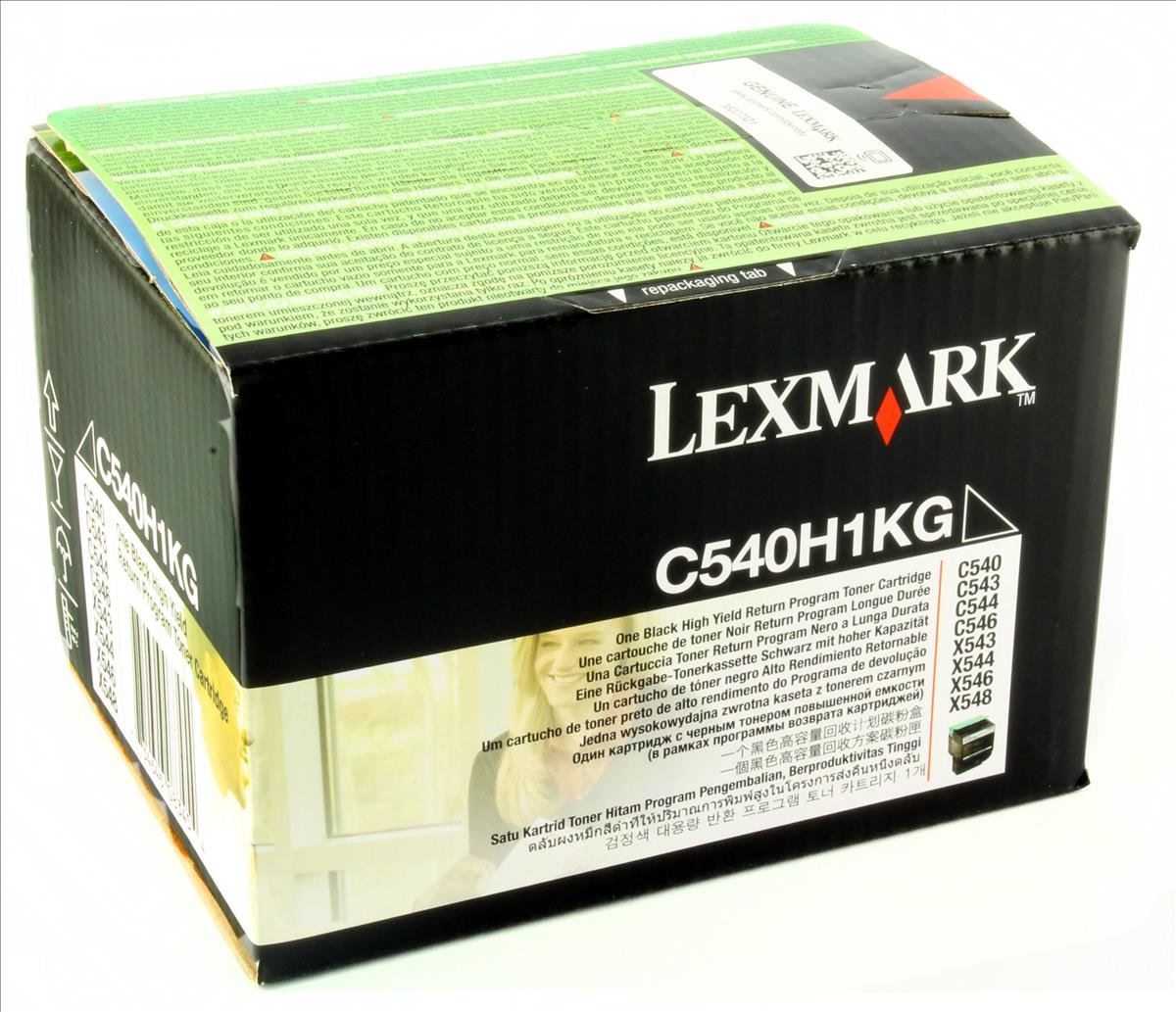 Lexmark Blk Rt Prg 2.5K Tnr C540H1KG — image 1
