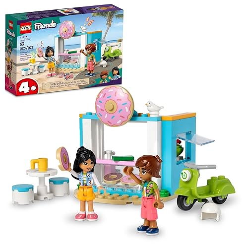 LEGO Friends Donut Shop 41723, Food Playset, Bakery Toy for Girls