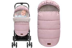 Miracle Baby Bunting Bag for Stroller, Warm Fleece Footmuff with Zippers, Convertible Infant Toddler Sleeping Bag Blanket for Boys Girls