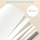 OMEYA 5 Subject Notebook Spiral A5 300 Pages 100GSM Dividers Removable view 4