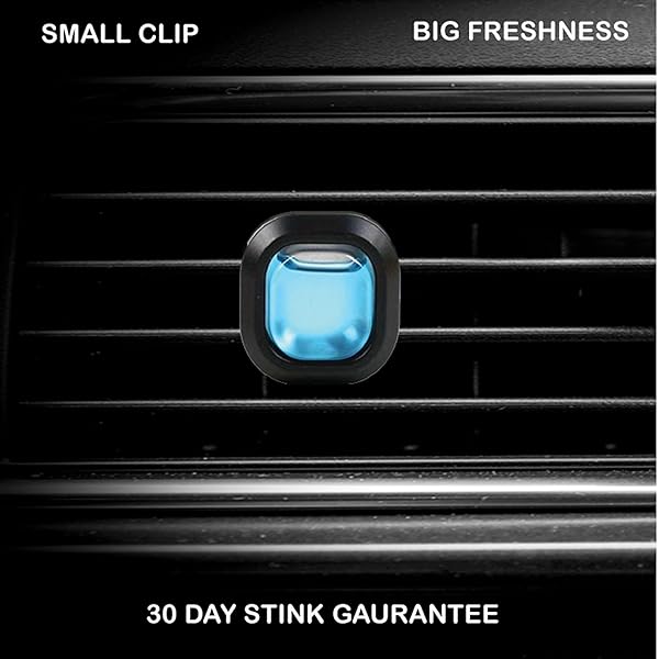 BIG STINK ODOR-FIGHTING, CAR AIR FRESHENER VENT CLIP LONG LASTING, LAUNDRY DAY SCENT, 4 COUNT