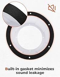 KEMIMOTO 6.5 Inch Angled Speaker Enclosures