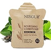 NISGUR Hotel Conditioner Bulk 0.75 oz 100 Pack Non Plastic Travel Size Conditioner Paper Pouch Packed Aloe and Green Tea Extract Infused