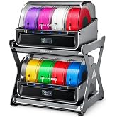 Creality Official CFS Workstand, CFS Stand, Space-Saving Quick-Storage, Dual-Tier Pull-Out Shelves, 15kg Max Load, Metal Soft-Close Slides, Anodized Aluminum Finish, Holds Printers, Dry Boxes &amp; CFS