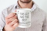 Stuff4 This Guy Has The Best Granddaughter Mug 11oz UK Made view 3