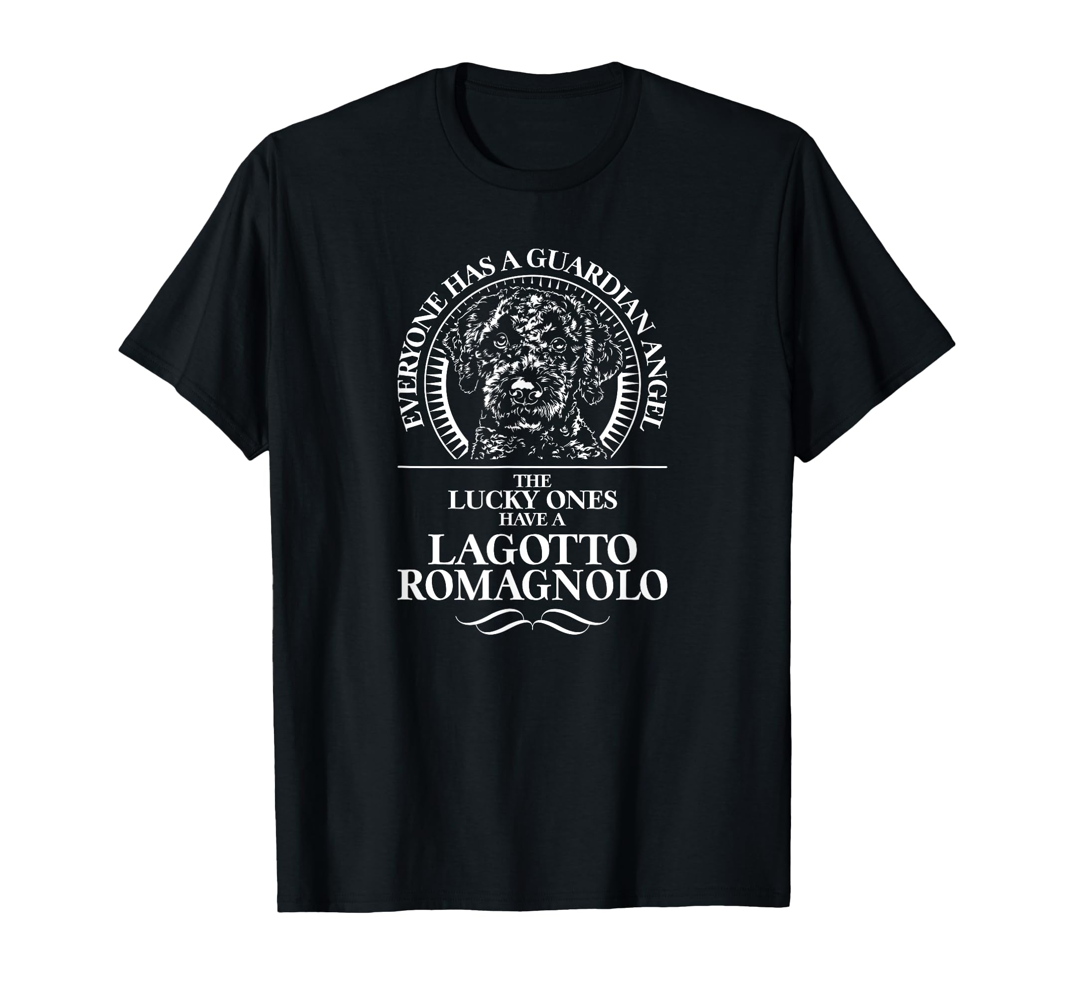 Lagotto Romagnolo Guardian Angel Dog Saying T-Shirt