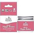 Organic Nipple Butter Breastfeeding Cream by Earth Mama | Lanolin-free, Postpartum Essentials Safe for Nursing, Non-GMO Proje
