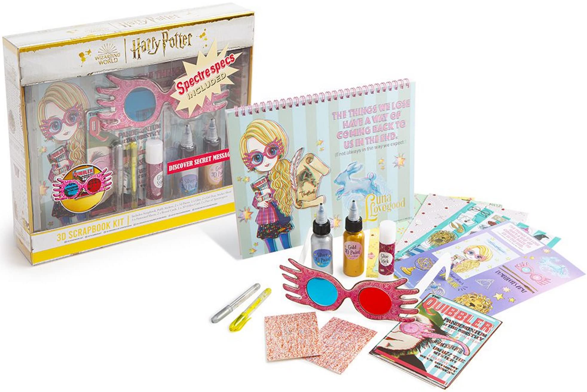 Harry Potter Luna Lovegood 3D Scrapbook