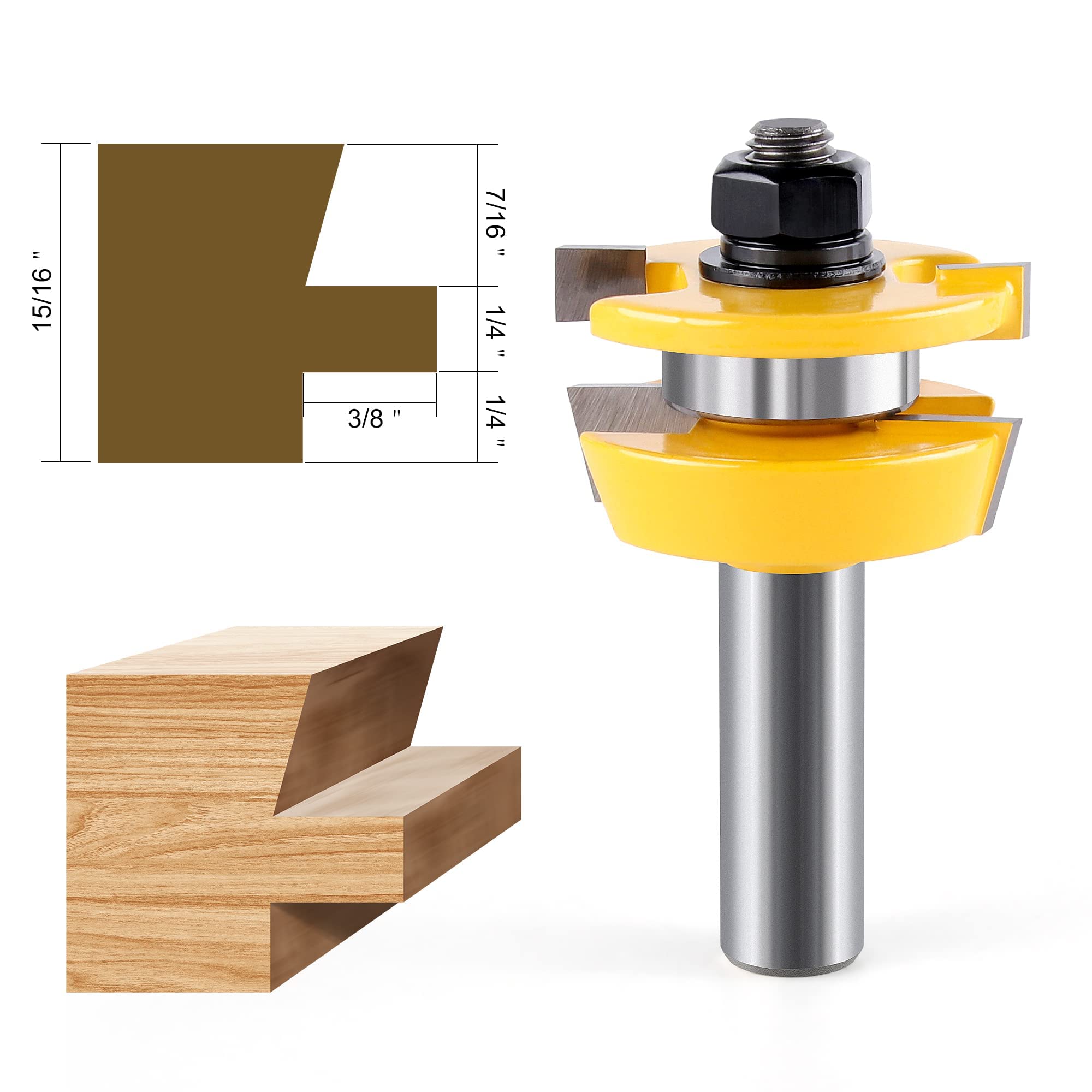 Mua Shaker Rail and Stile Router Bits, Newdeli 1/2 Inch Shank Tongue ...