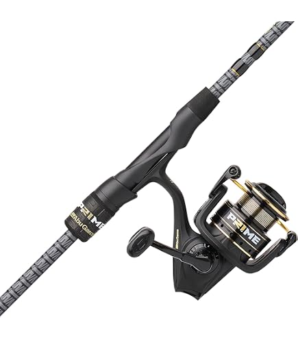 Abu Garcia Vendetta Spinning Reel and 7' 1-Piece Fishing Rod Combo, 30-Ton Graphite Rod Blank Construction, High Density EVA Handles : Sports & Outdoors
