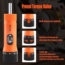 Sanliang 36Pcs Torque Screwdriver Wrench Driver Set
