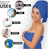 GC GAVENO CAVAILIA 8 Piece Royal Blue Towel Set 450 GSM Premium Cotton view 3