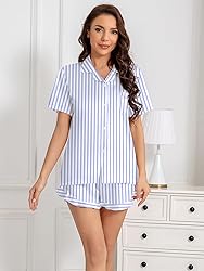 Umeyda Women Satin Silky Collar V Neck Ruffle Short