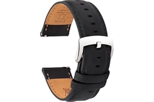 CORROPELLE Leather Watch Bands Quick Release, Vintage Elegant Top Grain Leather Watch Band Straps Replacement for Men and Women, Watch and Smartwatch, Choice of Width - 18mm 19mm 20mm 21mm 22mm