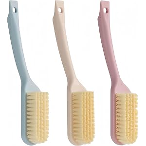 3 Pack Shoe Brush for Cleaning Shoe Scrubber Brushes Shoe Cleaner Brush | Shoe Cleaning Brush with Ergonomic Long Handled Gen