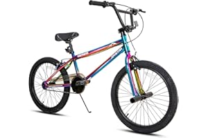 JOYSTAR 20 Inch Kids BMX Bike for Boys and Girls Age 7-12 | Freestyle Bicycle for Beginner Level Riders with Dual Hand Brakes & 2 Pegs | 20" Kids Bike