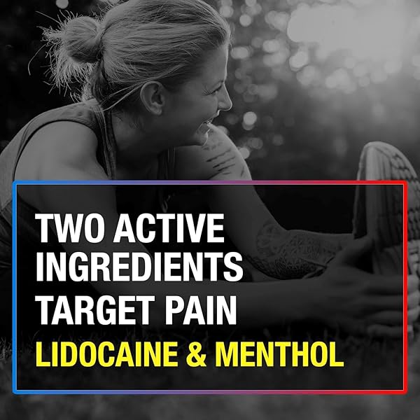 ICY HOT LIDOCAINE PAIN RELIEF CREAM, NUMB AGGRAVATED NERVES WITH MAX STRENGTH LIDOCAINE 4% AND MENTHOL 1%, FAST-ACTING PAIN RELIEF FOR MINOR PAIN, BACKACHES, SPRAINS AND STRAINS, 1.75 OZ