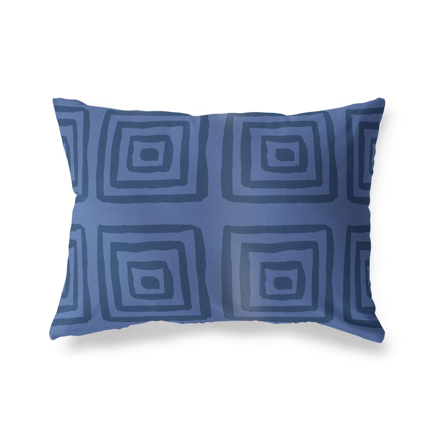 BonaMaison Decorative Cushion Cover, Blue Throw Pillow Covers, Home Decorative Pillowcases for Livingroom, Sofa, Bedroom, Size: 45X60 Cm - Designed and Manufactured in Turkey