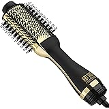 HOT TOOLS Professional 24K Gold One Step Dryer Volumizer, Black/Gold