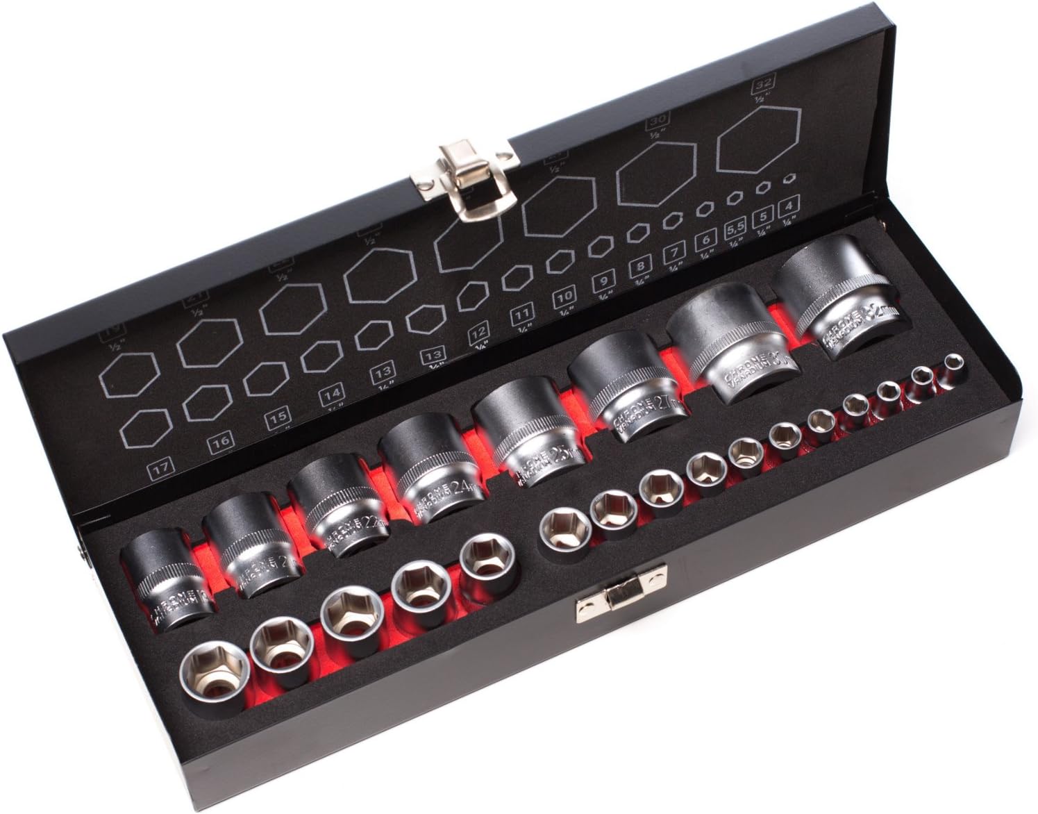 Normex Steckschlüssel-Set 6–32 Mm | 1/4 & 1/ Produktbild-Vorschau 8