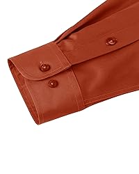 J.VER Men's Dress Shirts Solid Long Sleeve Stretch