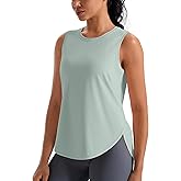 JOYSPELS Ice Silk Workout Tank Tops for Women Cool-Dry Sleeveless Loose Fit Yoga Shirts Athletic