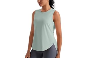 JOYSPELS Ice Silk Workout Tank Tops for Women Cool-Dry Sleeveless Loose Fit Yoga Shirts Athletic