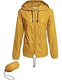 Veste Imperméable Légère Femme Unisexe - Cape Pluie Avec Capuche, Coupe-vent, Anti-UV - Pour Voyage, Rando, Camping