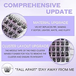 Lash Clusters Individual Lashes C/D Curl Cluster