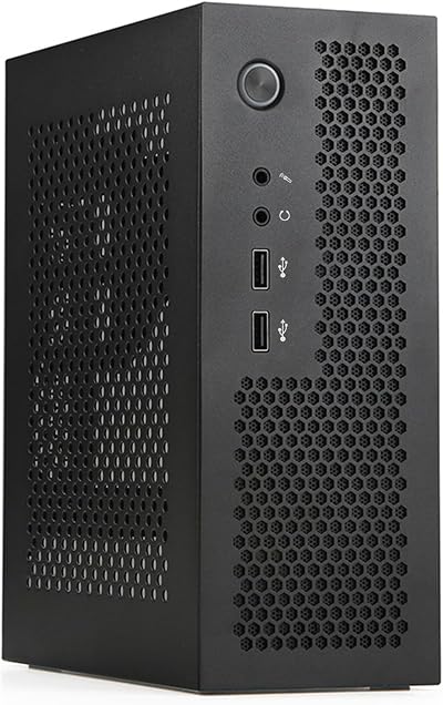 ATOZS A09 ITX Computer Case HTPC Mini Gaming PC Chassis Black USB2.0