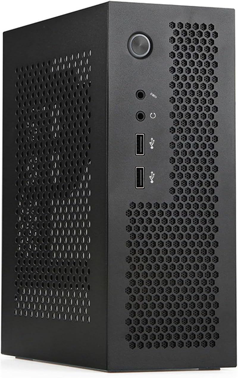 ATOZS A09 ITX Computer Case HTPC Mini Gaming PC Chassis Black USB2.0