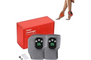 2PCS Emsense foot Massager, Heating Foot Massager, Ankle Pain Relief 3-in-1 Foot Cordless with Heat Ankle Ankle Massager for 