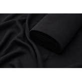 Sedona Designz 100% Cotton Black Muslin Fabric &ndash; 60 Inch Wide Draping Textile by The Yard (1 Yard)