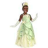 Disney Princess and the Frog Tiana Toddler Costume Dress for Girls - Kid's Princess Tiana Outfit & Accessories