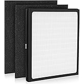 Replacement Filters D for Idylis IAF-H-100D AC-2118 AC-2123 IAP-10-280 IAP10280 Idylis Air Purifiers D Type, Includes 1 HEPA Filter & 2 Carbon Filters
