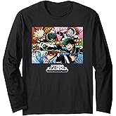 My Hero Academia Class 1-A Group Comic Panels Anime Long Sleeve T-Shirt