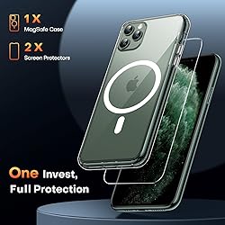 TAURI for iPhone 11 Pro Max Case Clear, [Compatible
