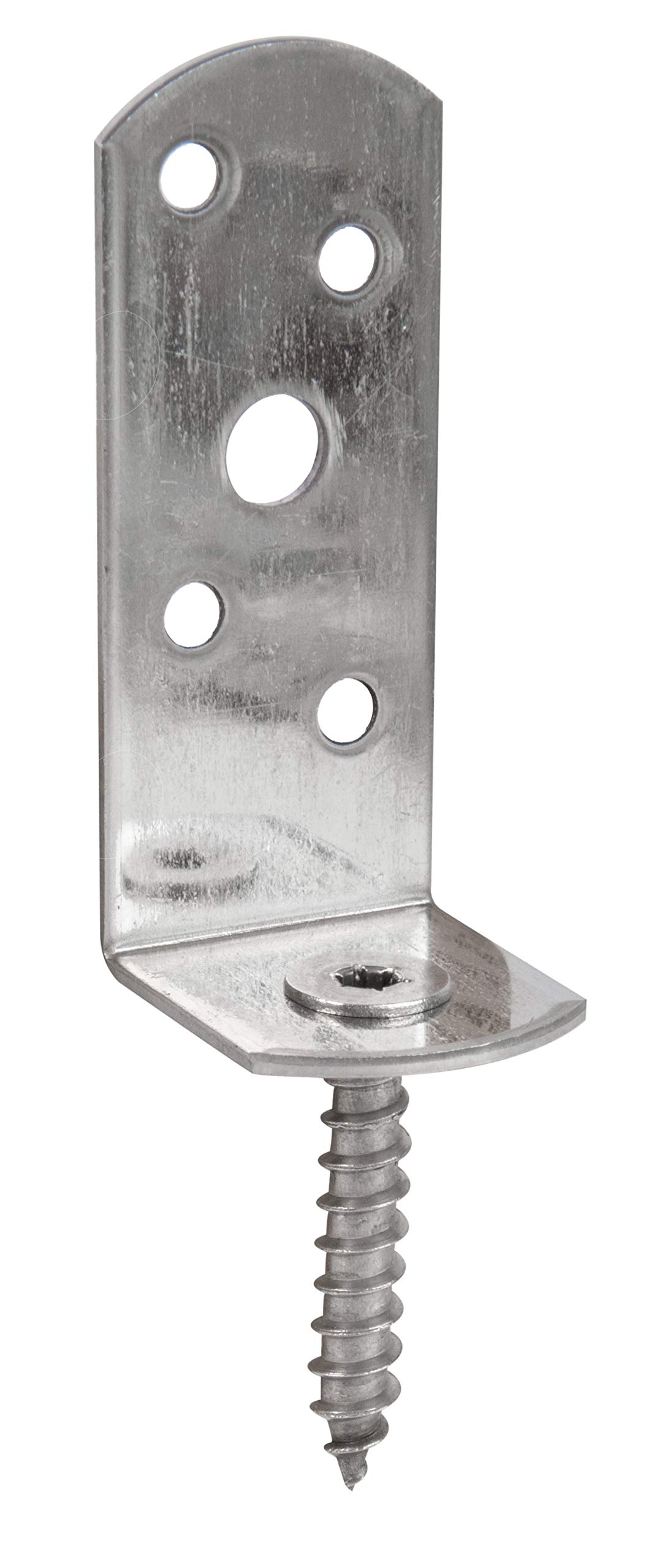 GAH-Alberts 326159 Braided Fence Holder, L-Shape, in Various Designs, Stainless Steel, Total Height 115 mm.