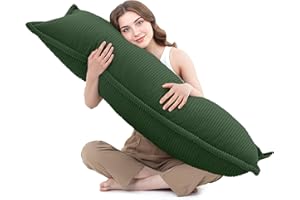 PRIMEPATIO 20x54 Body Pillow for Adults, Large Long Pillow for Bed, Full Body Pillows for Side Sleepers with Shredded Memory 