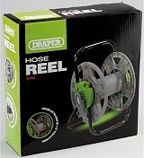 Draper Garden Hose Pipe Reel Cart 45m Capacity Wall Mount or Portable view 2