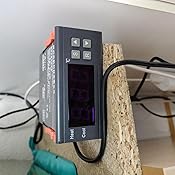 KKmoon - Controlador de temperatura digital con función de alarma ...