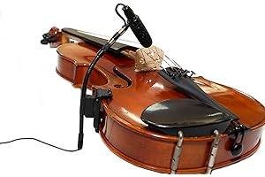 Rannsgeer PMMB19-LS-VL Musical Instrument Microphone with Violin Clip On & 5 Connectors
