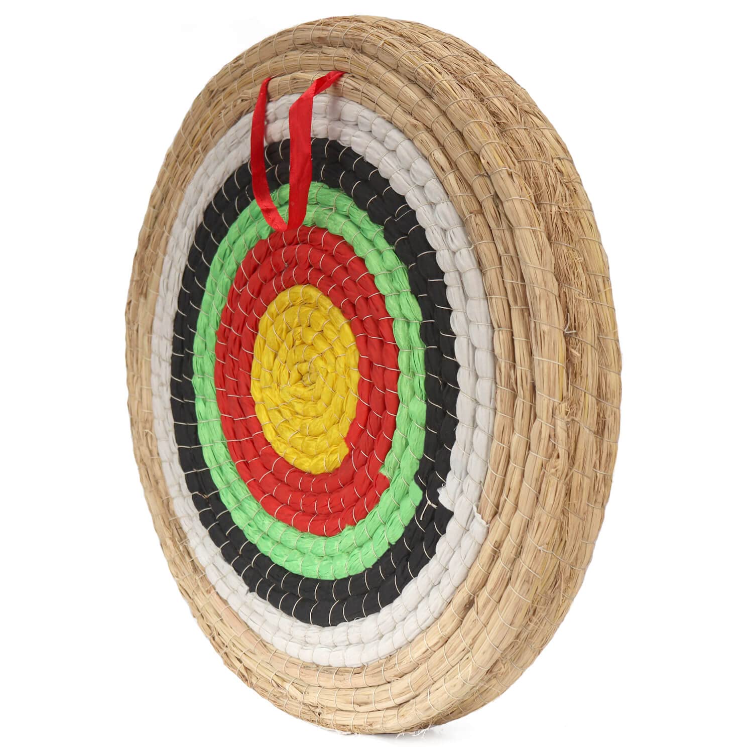 Dostyle Archery Targets Traditional Solid Straw Round Archery Target Shooting Bow Coloured Rope Target Face Three Layer for Shooting Practice