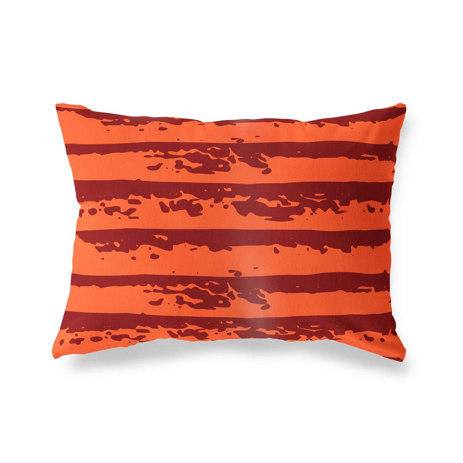 BonaMaison Decorative Cushion Cover, Orange Bordeux Throw Pillow Covers, Home Decorative Pillowcases for Livingroom, Sofa, Bedroom, Size: 45X60 Cm - Designed and Manufactured in Turkey
