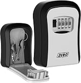ZENO Key Safe Wall Mounted 4-Digit Lock Box Waterproof Heavy Duty view 7