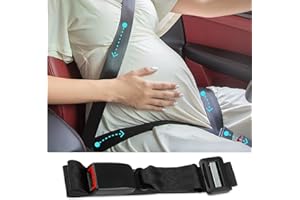 MAONIISHOP Lusinus Maternity Seat Belt Adjuster - Seat Bump Strap for Protecting Belly - Prevent Compression of Abdomen - A Must Have Maternity Seat Cover Belt for Expectant