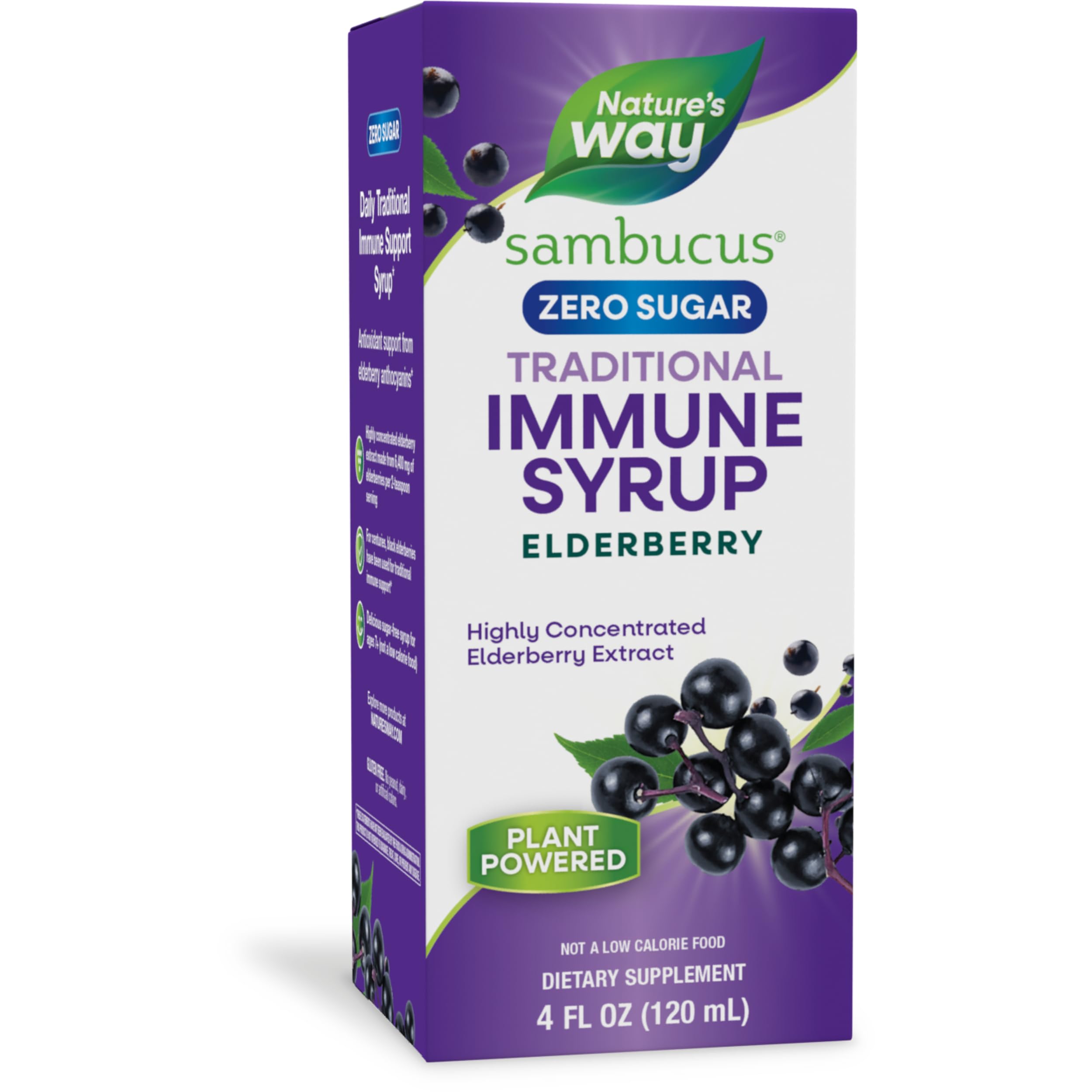 Sambucus Zero Sugar Traditional Immune Syrup (Elderberry)